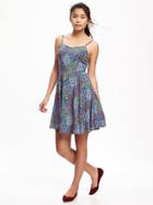 Old Navy Cami Dress For Women - Green Floral