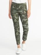 Old Navy Womens Mid-rise Utility Pixie Ankle Pants For Women Camo Size 2