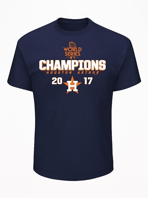 Old Navy Mens Mlb World Series 2017 Tee For Men Houston Astros Size M