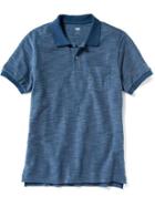 Old Navy Slub Pique Polo For Men - Storm Front