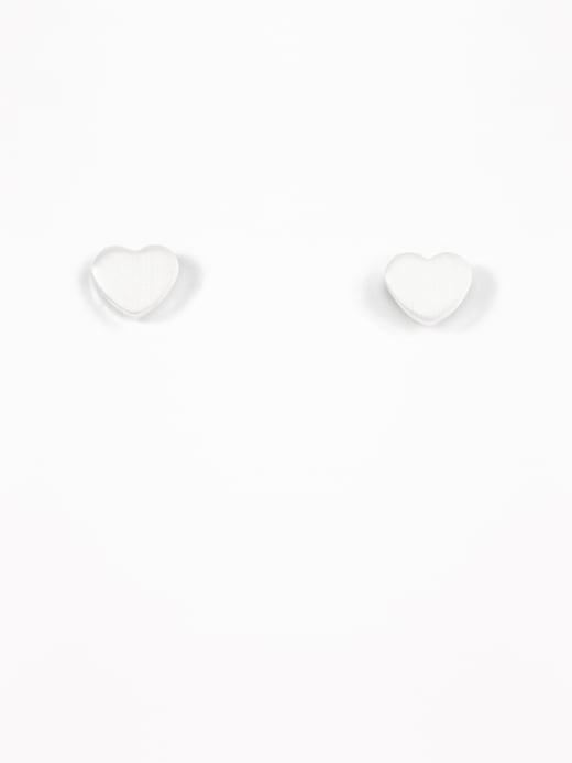 Heart Stud Earrings For Women