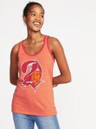 Old Navy Womens Nfl Retro-team Racerback Tank For Women Buccaneers Size L
