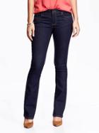 Old Navy Mid Rise Rockstar Demi Boot Jeans For Women - Rinse