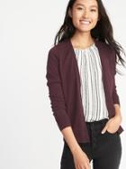 Old Navy Womens V-neck Button-front Cardi For Women Sumptuous Purple Size L