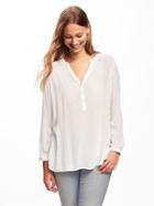 Old Navy Relaxed Lightweight Blouse For Women - Night Flight