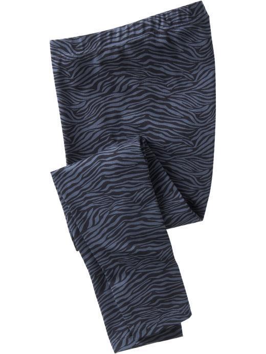 Old Navy Womens Plus Jersey Leggings - Zebra