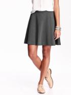 Old Navy Womens Ponte Knit Circle Skirt Size L Tall - B85 Dark Heather Grey