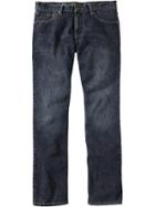 Old Navy Mens Premium Boot Cut Jeans - Blue Texture