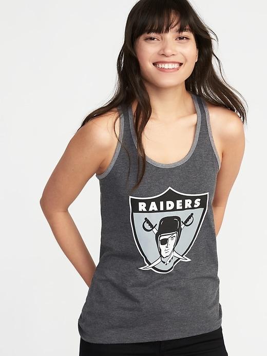 Old Navy Womens Nfl Retro-team Racerback Tank For Women Raiders Size Xxl