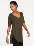 Old Navy Relaxed Curved Hem Tunic For Women - Pasture Present