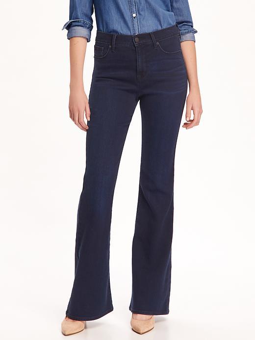 Old Navy High Rise Vintage Flare Jeans For Women - Dark Wash