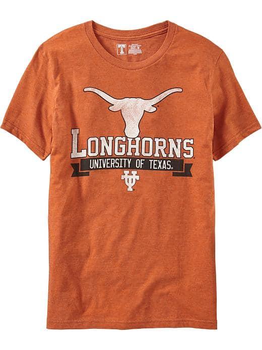 Old Navy Mens College Team Tees - University Of Texas