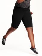 Old Navy Womens Plus Go Dry Compression Shorts 8&quot; Size 1x Plus - Black