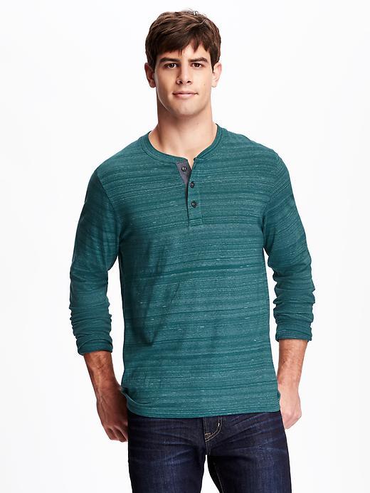 Old Navy Henley Tee For Men - Song Of The Sea