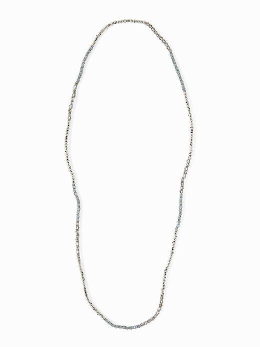 Old Navy Beaded Stretch Necklace For Women - Gray