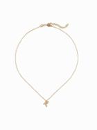 Old Navy Flamingo Charm Pendant Necklace For Women - Gold