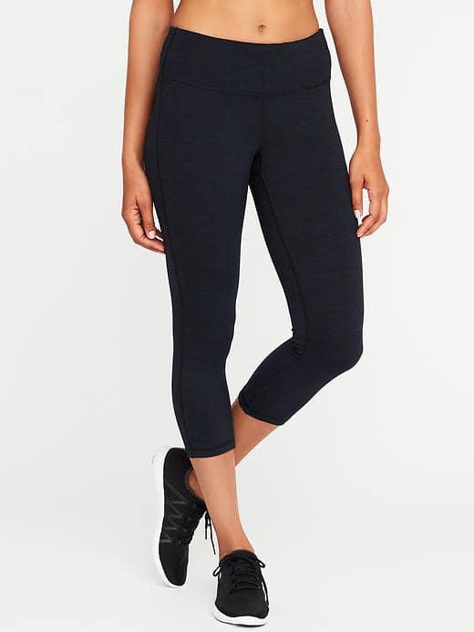 Old Navy Mid Rise Go Dry Capri Leggings For Women - Night Cruise