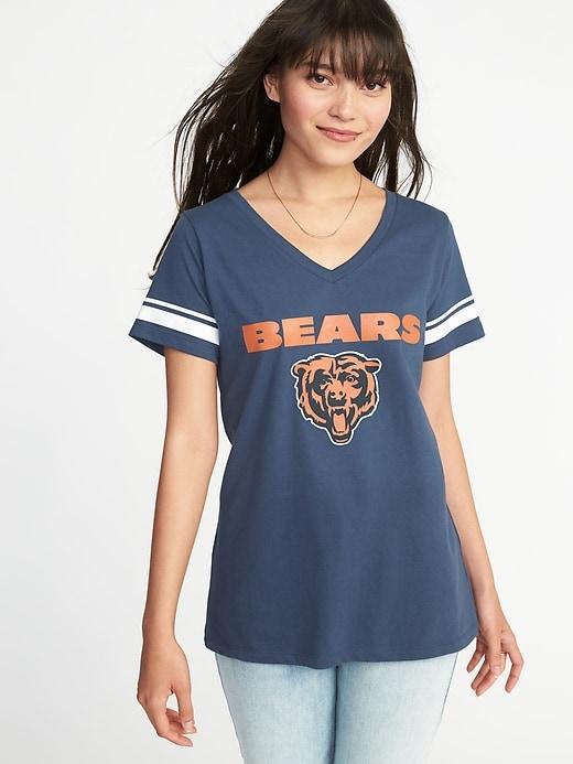 Old Navy Womens Nfl Team V-neck Tee For Women Chicago Bears Size Xs