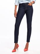 Old Navy Dark Wash Skinny Ankle Jeans For Women - Rinse
