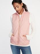 Old Navy Womens Lightweight Quilted Vest For Women Pink Size Xs