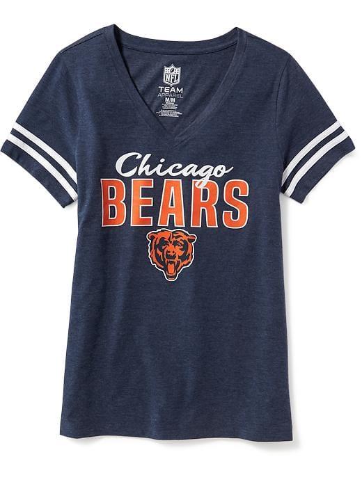 Old Navy Womens Nfl Team V-neck Tee For Women Bears Size Xs
