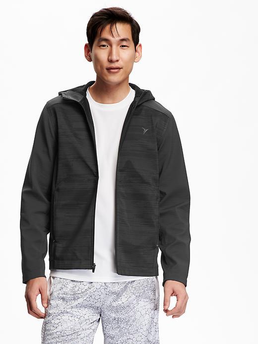 Old Navy Mens Go Warm Hooded Jacket Size Xxl Big - Midnight Oil