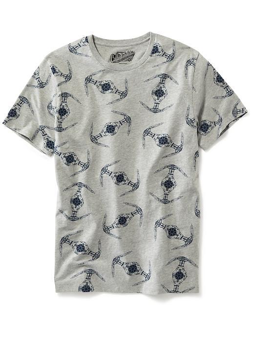 Old Navy Star Wars Tie Fighter Tee Size M - Heather Grey