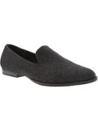 Old Navy Felted Wool Smoking Flat Size 10 - Charcoal Heather