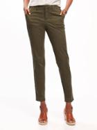 Old Navy Utility Pixie Chinos For Women - Forest Floor