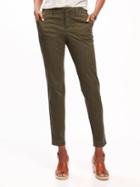 Old Navy Utility Pixie Chinos For Women - Forest Floor