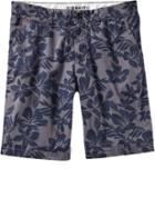 Old Navy Mens Slim Fit Twill Shorts 9 1/2&quot; - Large Blue Floral