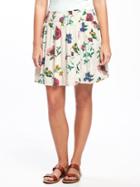 Old Navy Floral Circle Skirt For Women - Pink/white Floral