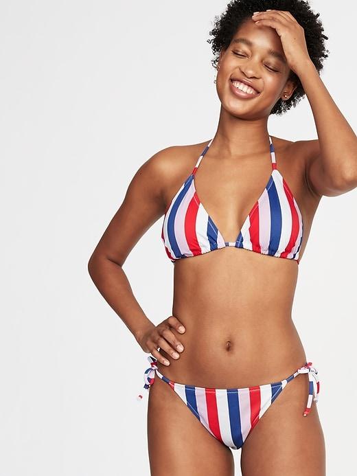Triangle String-bikini Top For Women