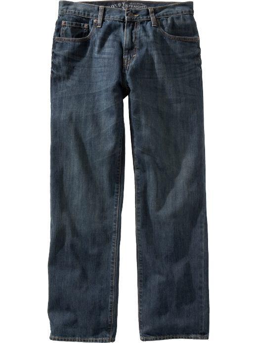 Old Navy Mens Straight Fit Jeans - New Medium Vintage