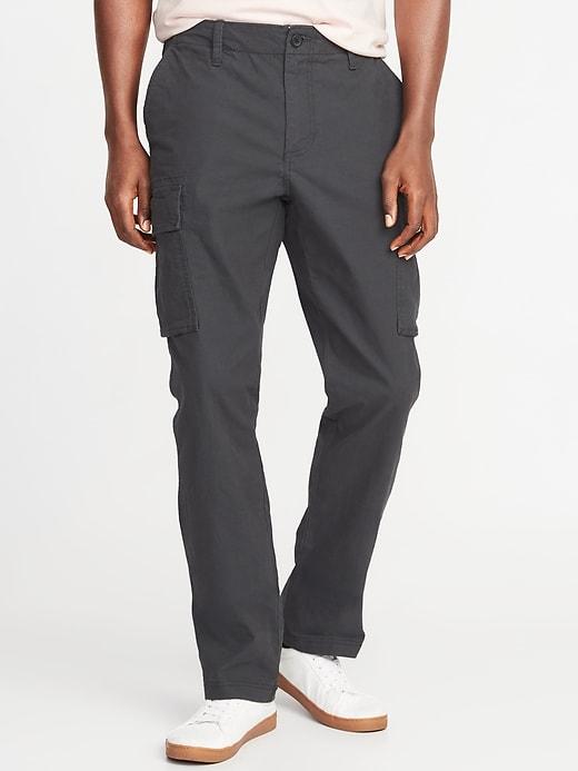 Old Navy Mens Straight Lived-in Built-in Flex Cargos For Men Panther Size 28w