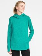 Old Navy Go Dry Fleece Pullover Hoodie For Women - Teal Appeal