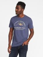 Old Navy Mens Soft-washed Graphic Tee For Men Old Navy California The Golden State Size L