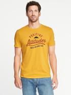 Old Navy Mens Soft-washed Graphic Tee For Men Positive Altitudes Makes For Good Times Size M