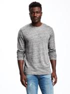 Old Navy Soft Washed Heather Tee For Men - Heather Gray