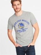 Old Navy Mens Nba Team-graphic Tee For Men Warriors Size Xl
