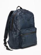 Old Navy Mens Camo-print Backpack For Men Blue It Off Size One Size