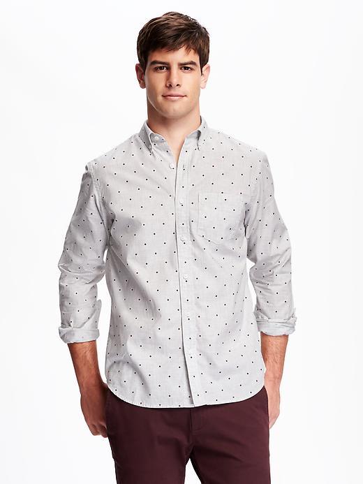 Old Navy Regular Fit Classic Plaid Shirt For Men - Meadow Mauve
