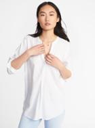 Old Navy Womens Relaxed Popover Tunic For Women Calla Lilies Size S
