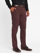 Old Navy Mens Straight Signature Built-in Flex Non-iron Pants For Men Rich Red Size 32w