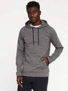 Old Navy Go Dry Pullover Fleece Hoodie For Men - Heather Gray