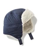 Old Navy Jersey Trapper Hat Size L - Ink Blue