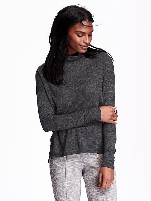 Old Navy Womens Lightweight Turtleneck Size L Tall - Black