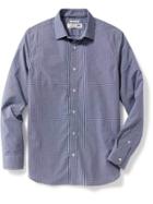Old Navy Slim Fit Built In Flex Signature Non Iron Shirt For Men - Blue It Off