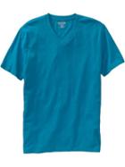 Mens V Neck Jersey Tees Size Xxl Big - Teal Over