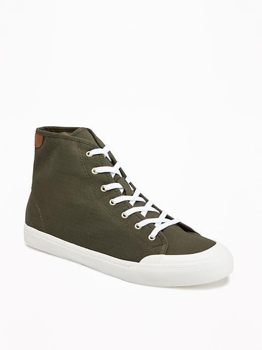 Old Navy High Top Sneakers For Men - Olive Through This